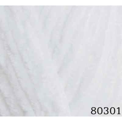 Pletací příze Himalaya Dolphin Baby 80301 - bílá