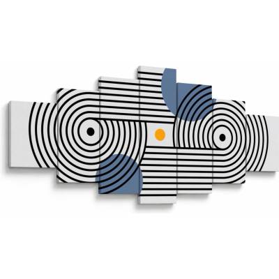 Obraz - Minimalistická abstrakcia N⁰3, sedemdielne 210x100 cm
