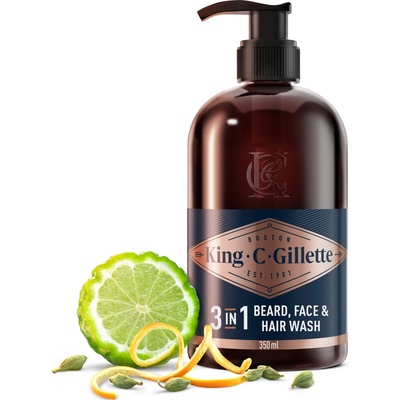 Gillette King šampon na vousy 350 ml