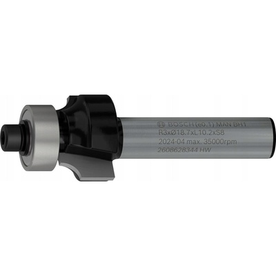 Zaoblovací fréza 8 mm, R1 3 mm, L 10,2 mm, G 53 mm BOSCH 2608628344