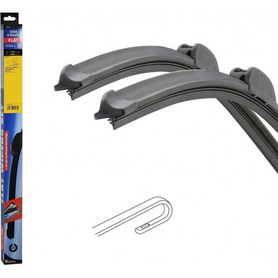 Compass Flat Set Hook 710+550 mm 10471