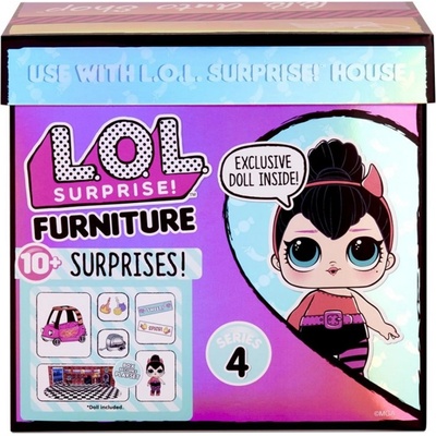 MGA L.O.L. Surprise! Nábytek s panenkou Cool autoservis & Spice