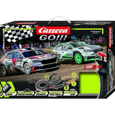 Autodráha Carrera GO!!! 62584 Škoda Rally 4,9m 2 auta
