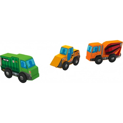 Playtive autíčka 3 ks stavební vozidla