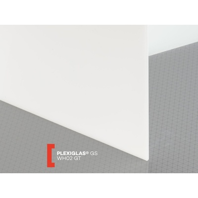 Röhm Plexiglas GS 3 mm WH02 propustnost 44% 2030 x 3050 mm opál 1 ks