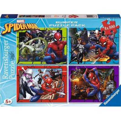 RAVENSBURGER Spiderman 4x100 dielov