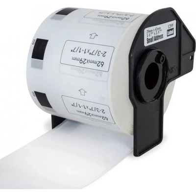 PRINTLINE kompatibilní s Brother DK-11209, papírové bílé, úzké adresy, 29 x 62mm, 800ks PLLB03