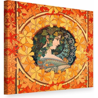 Papilora Obraz na plátne Jar – Alfons Mucha - 90x90 cm