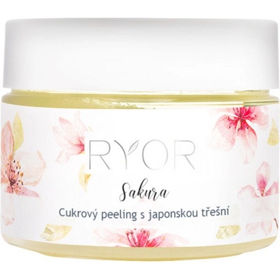 Ryor Sakura cukrový telový peeling Japonská čerešňa 325 g