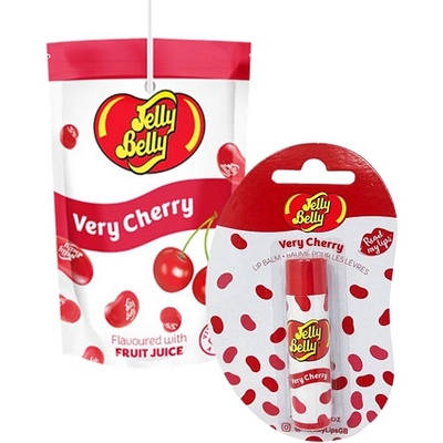 Jelly Belly nápoj s příchutí třešně 200 ml + Jelly Belly třešňový balzám na rty 4 g