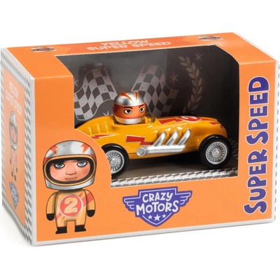 Djeco Auto Crazy Motors Yellow Super Speed