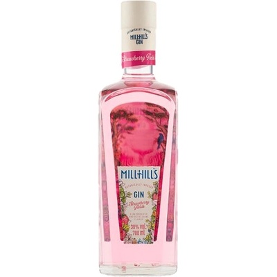 Millhill´s Strawberry Fields Gin 38% 0,7 l (čistá fľaša)
