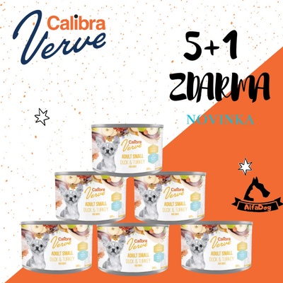 Calibra Dog Verve GF Adult Small Duck & Turkey 200 g