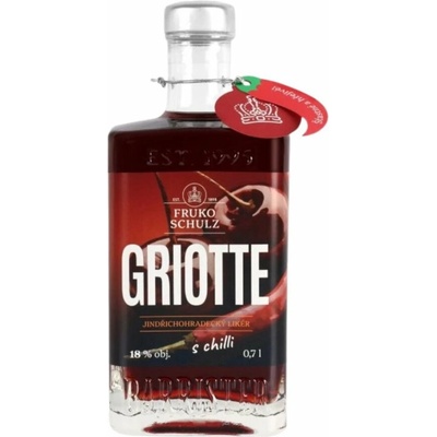 Fruko Schulz Griotte s Chilli 18% 0,7 l (holá láhev)