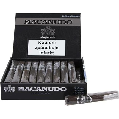 Macanudo Inspirado Black Robusto 20 ks