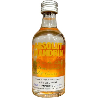 Absolut Mandarinka 40% 0,05 l (holá láhev)