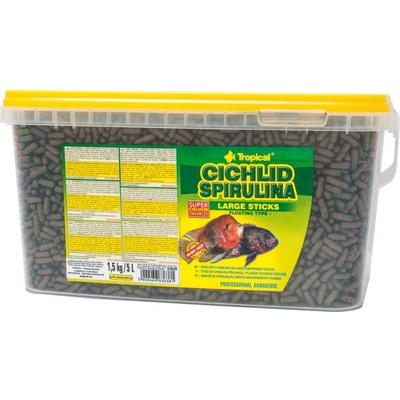 Tropical Cichlid Herbivore Small Pellet 10 l