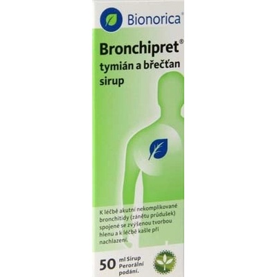 BRONCHIPRET TYMIÁN A BŘEČŤAN POR SIR 1X50ML – Hledejceny.cz