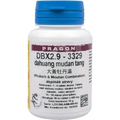 Pragon DBX2.9 dahuang mudan tang 36 tabliet