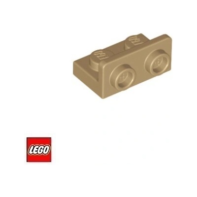 LEGO® 99780 Bracket Konzole obrácená 1x2 - 1x2 Tmavě-Béžová
