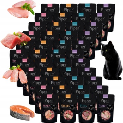 Dolina Noteci Piper Animals Mix Chutí Krmivo 40 x 100 g