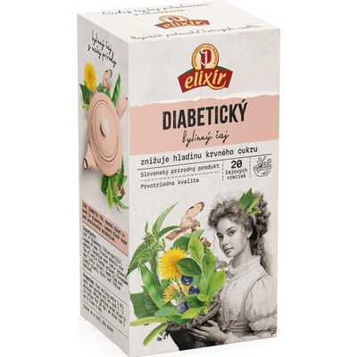 Agrokarpaty Diabetický čaj 20 x 2 g