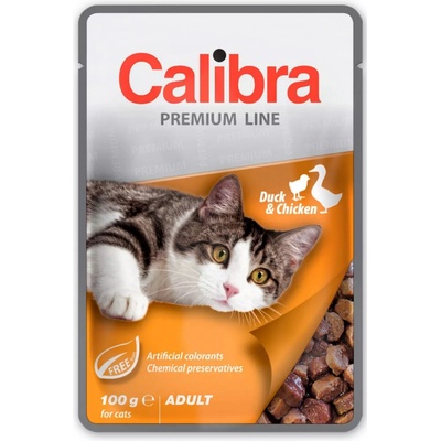 Calibra Cat Premium Adult Duck & Chicken 24 x 100 g