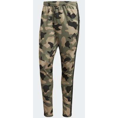 adidas pánské tepláky 3 Stripe Tiro Over Print pant zelená – Hledejceny.cz