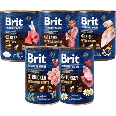 Brit Premium by Nature Mix 15 x 800 g