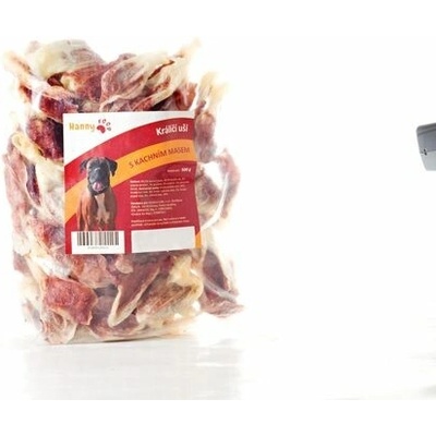 Hanny food králičí uši s kuřecím masem 500 g
