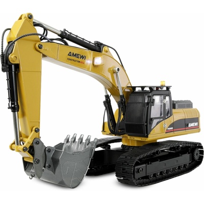 AMEWI RC G705E Excavator Metal Yellow RTR 1:14
