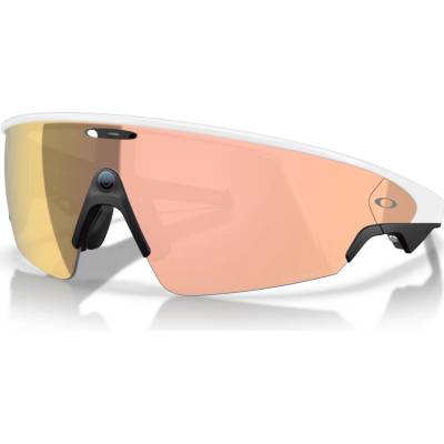 Meta Oakley Meta Vanguard Smart Glasses - White, Prizm Sapphire SMHCU2214 Priz Rose gold