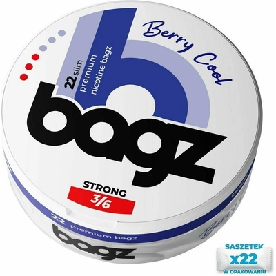 Bagz BERRY COOL Chladivé bobule 16 mg 22 sáčků – Hledejceny.cz