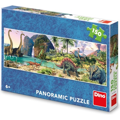Dino DINOSAURI U JEZERA panoramic 150 dielov