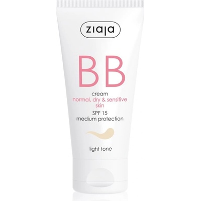 Ziaja BB krém pro normální suchou a citlivou pleť SPF 15 Light Tone BB Cream 50 ml – Hledejceny.cz