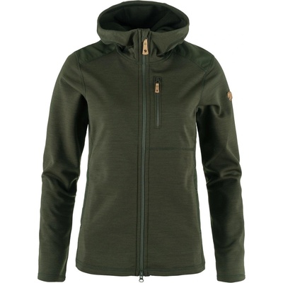 FJÄLLRÄVEN Keb Fleece Hoodie deep Forest