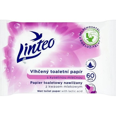 Linteo vlhčený s kyselinou mléčnou 60 ks – Hledejceny.cz