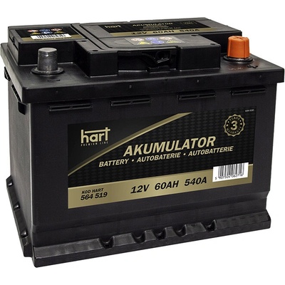 Hart 12V 60Ah 540A 564 519 – Hledejceny.cz