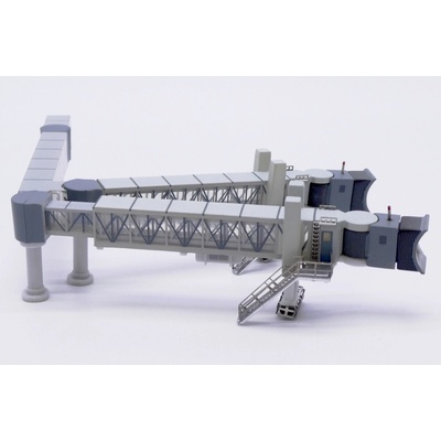 JC Wings Airport Passenger Bridge B747 Transparent 1:400