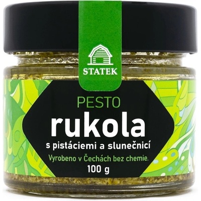 Hradecké delikatesy Rukolové pesto se slunečnicovými semínky a pistáciemi 100 g