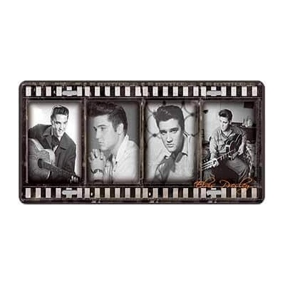 Plechová ceduľa Elvis (642) - ceduľa 30,5cm x 15,5cm Plechová tabuľa