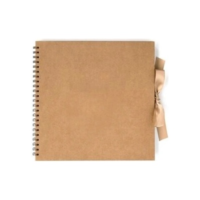 Galeria Papieru Album kroužkové se stuhou, kraft 30,5x30,5cm, 35 listů