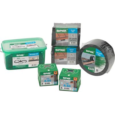 Spax Sada na stavbu terasy, na 6 m² terasy. (100411804)
