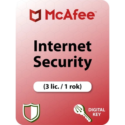 McAfee Internet Security 3 lic. 1 rok (MCAISS003U1N)