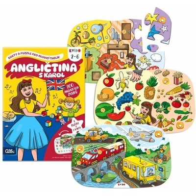 Albi Kvído Karty a puzzle pro mluvicí tablík Angličtina s Karol – Hledejceny.cz