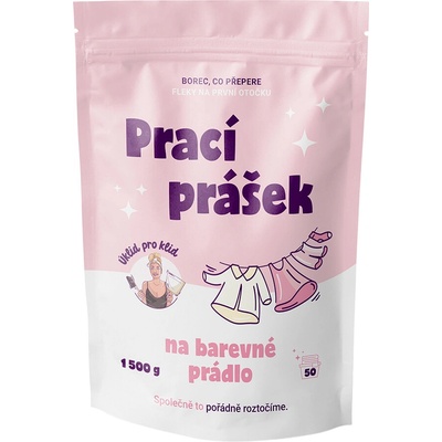 Úklid pro klid prací prášok na farebnú bielizeň 1,5 kg
