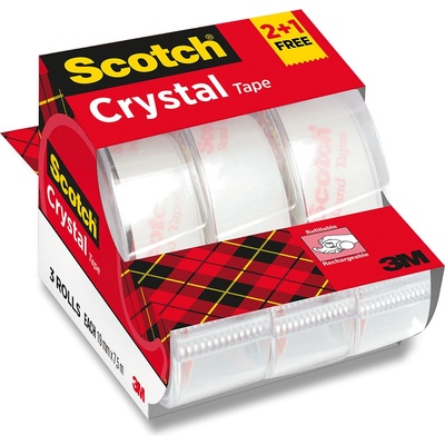 3M Scotch Crystal lepicí páska s odvíječem 19 mm x 7,5 m – Hledejceny.cz