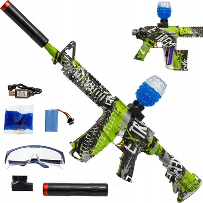 Automatická pistole Loreho_pl na gelové kuličky, vícebarevná, 75 cm