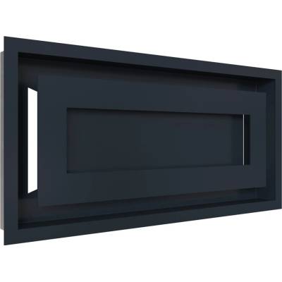 Kratki Mriežka WIND 220 x 450 mm grafitová