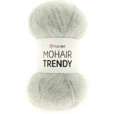 YarnArt Mohair Trendy 113 světle šedá
